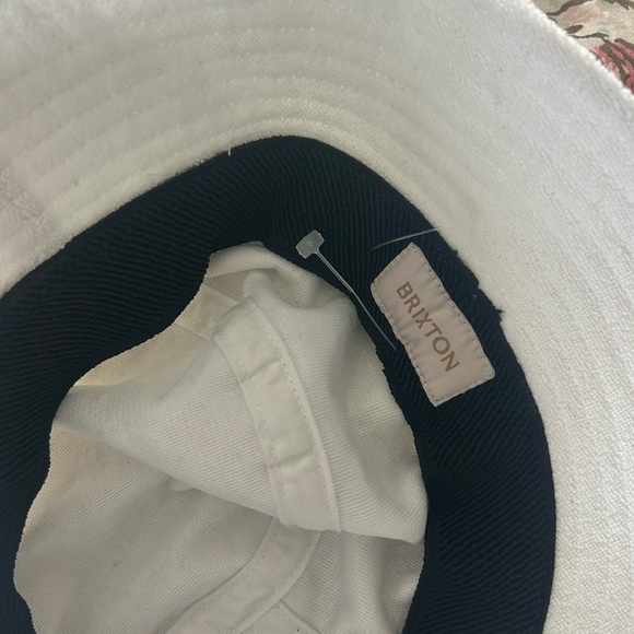 Brixton White and Black Bucket Hat - Picture 3 of 3